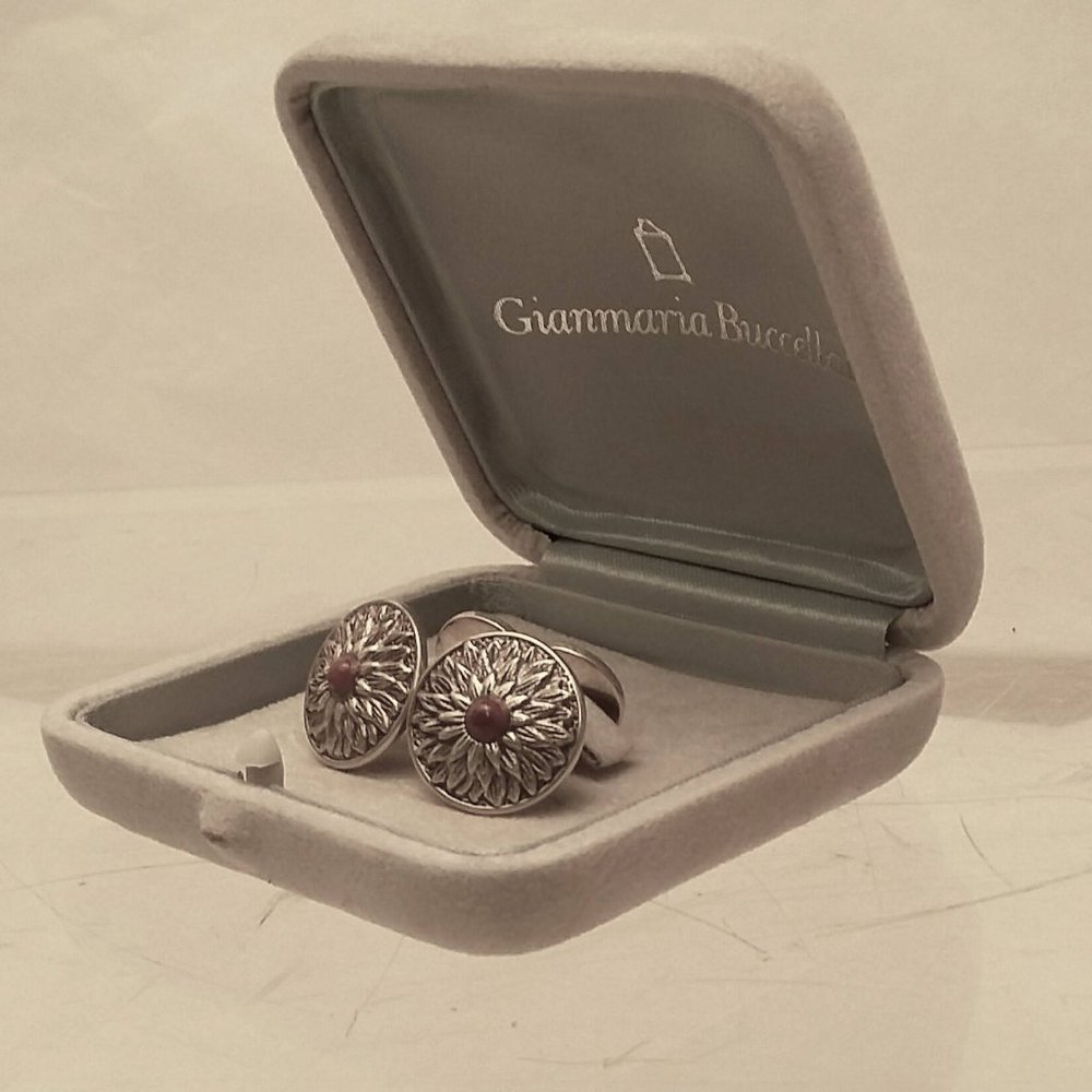 Buccellati Italian Sterling Silver Cufflinks